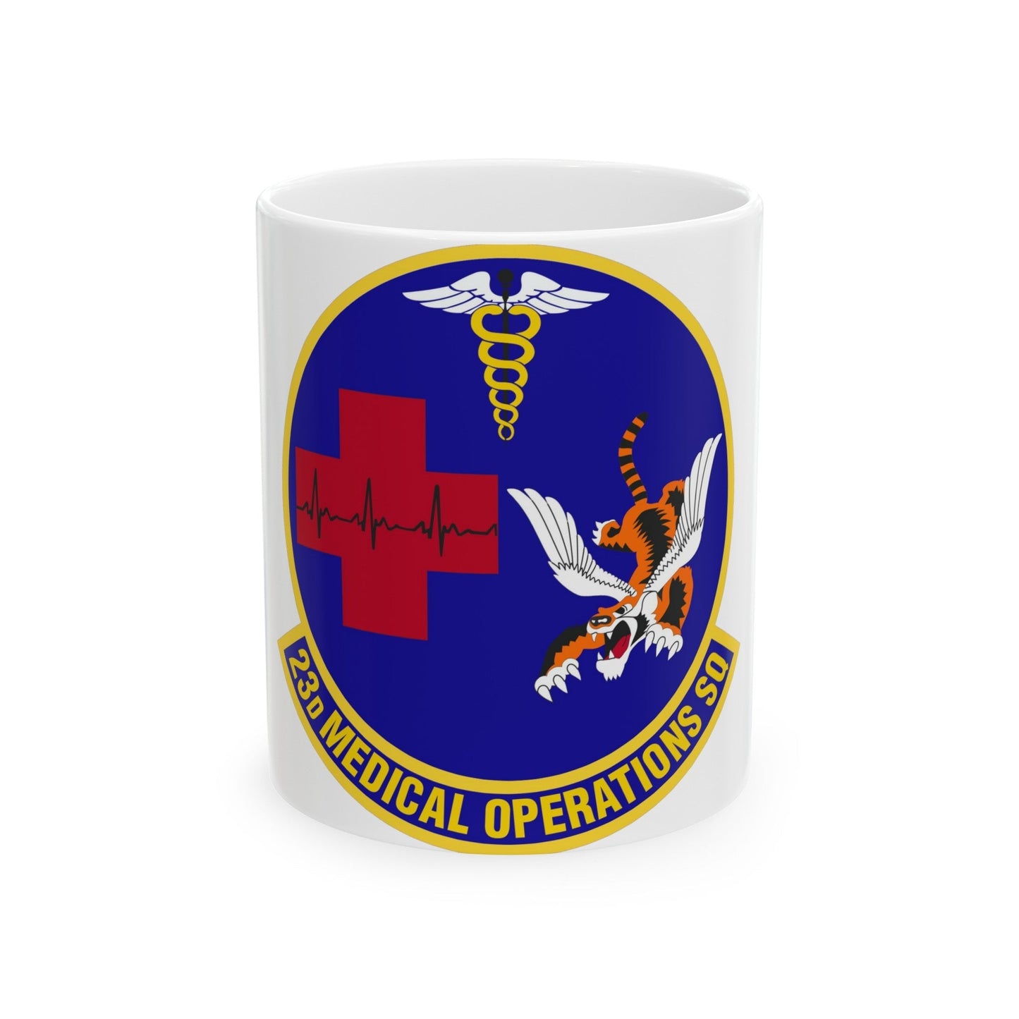 23d Medical Operations Squadron (U.S. Air Force) White Coffee Mug-11oz-The Sticker Space