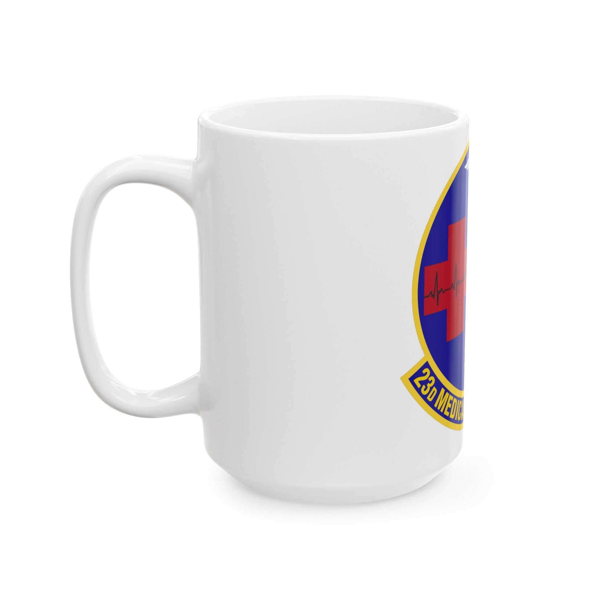 23d Medical Operations Squadron (U.S. Air Force) White Coffee Mug-The Sticker Space