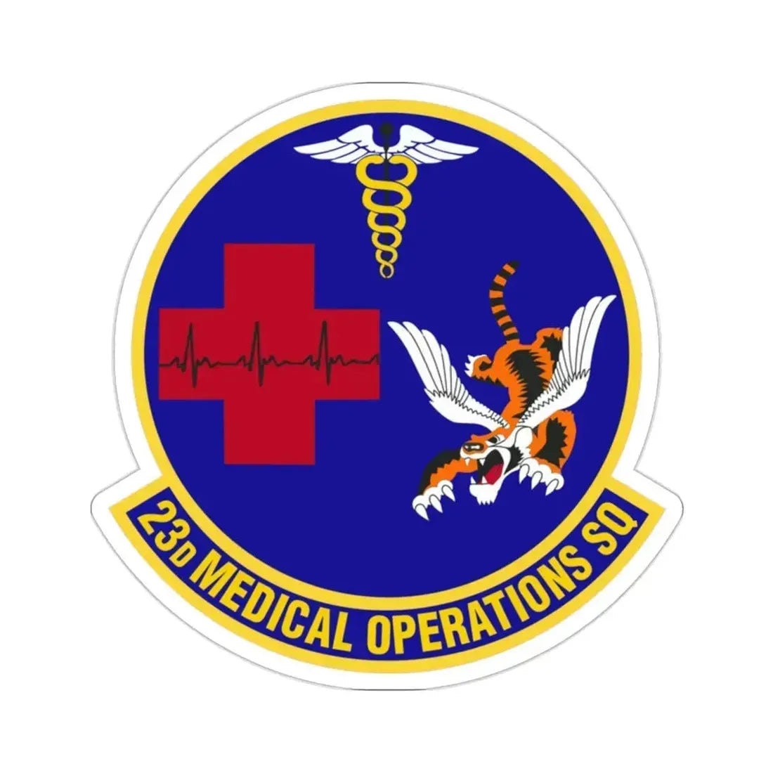 23d Medical Operations Squadron (U.S. Air Force) STICKER Vinyl Die-Cut Decal 2 Inch - The Sticker Space