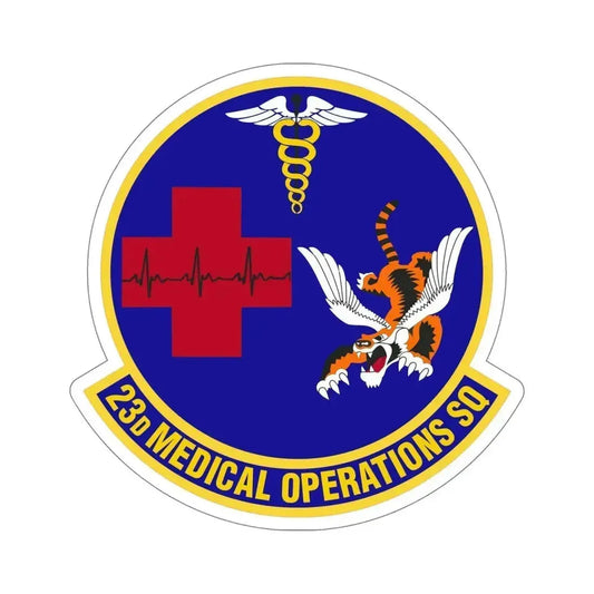 23d Medical Operations Squadron (U.S. Air Force) STICKER Vinyl Die-Cut Decal 6 Inch - The Sticker Space