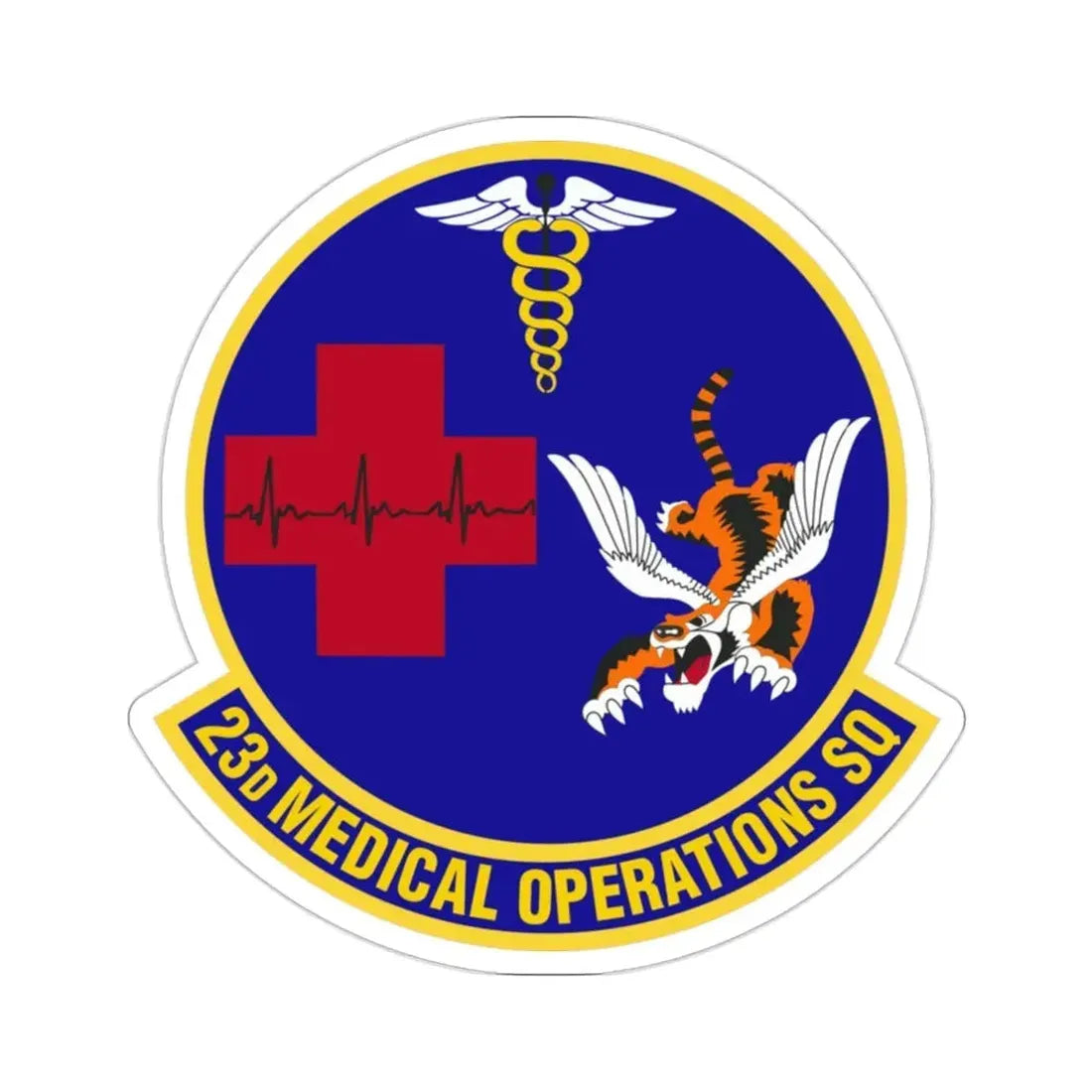 23d Medical Operations Squadron (U.S. Air Force) STICKER Vinyl Die-Cut Decal - The Sticker Space