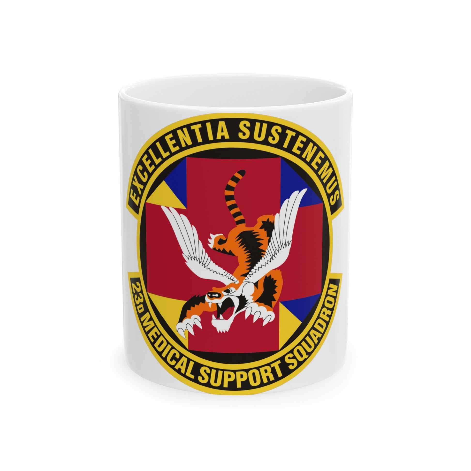 23d Medical Support Squadron (U.S. Air Force) White Coffee Mug-11oz-The Sticker Space