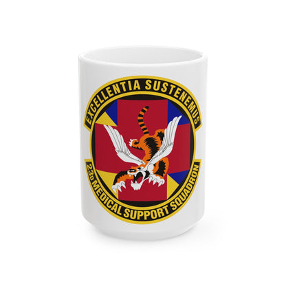 23d Medical Support Squadron (U.S. Air Force) White Coffee Mug-15oz-The Sticker Space