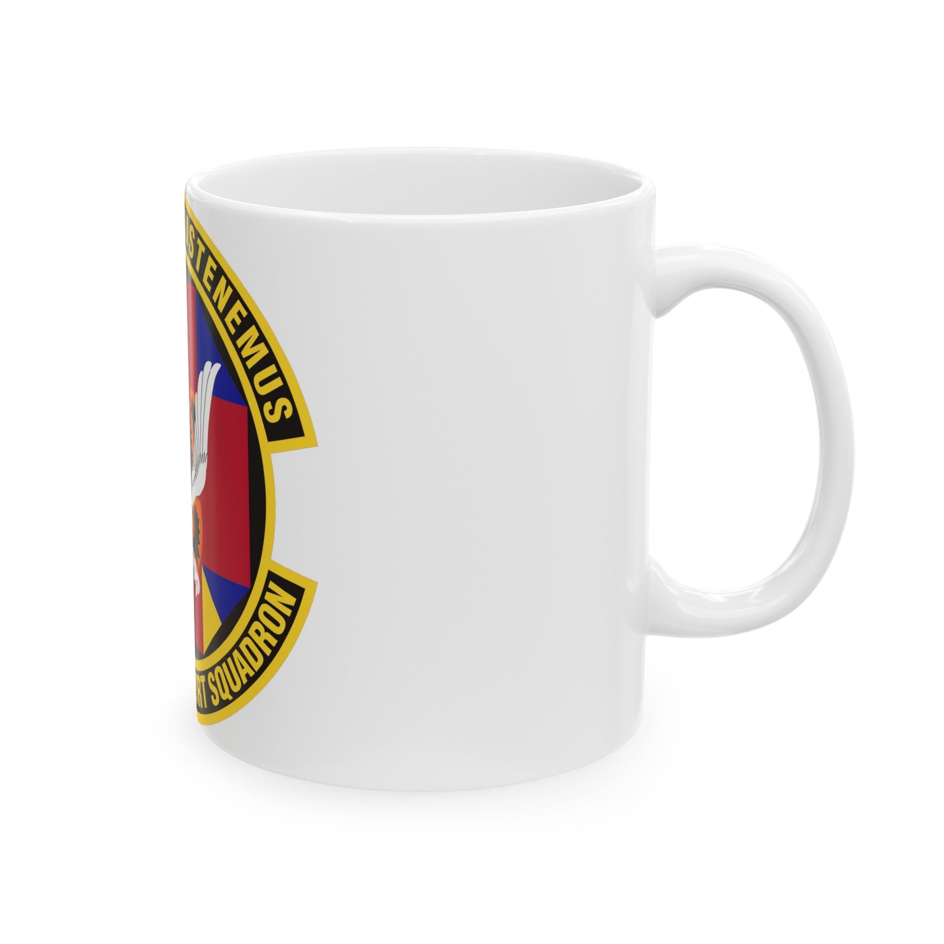 23d Medical Support Squadron (U.S. Air Force) White Coffee Mug-The Sticker Space