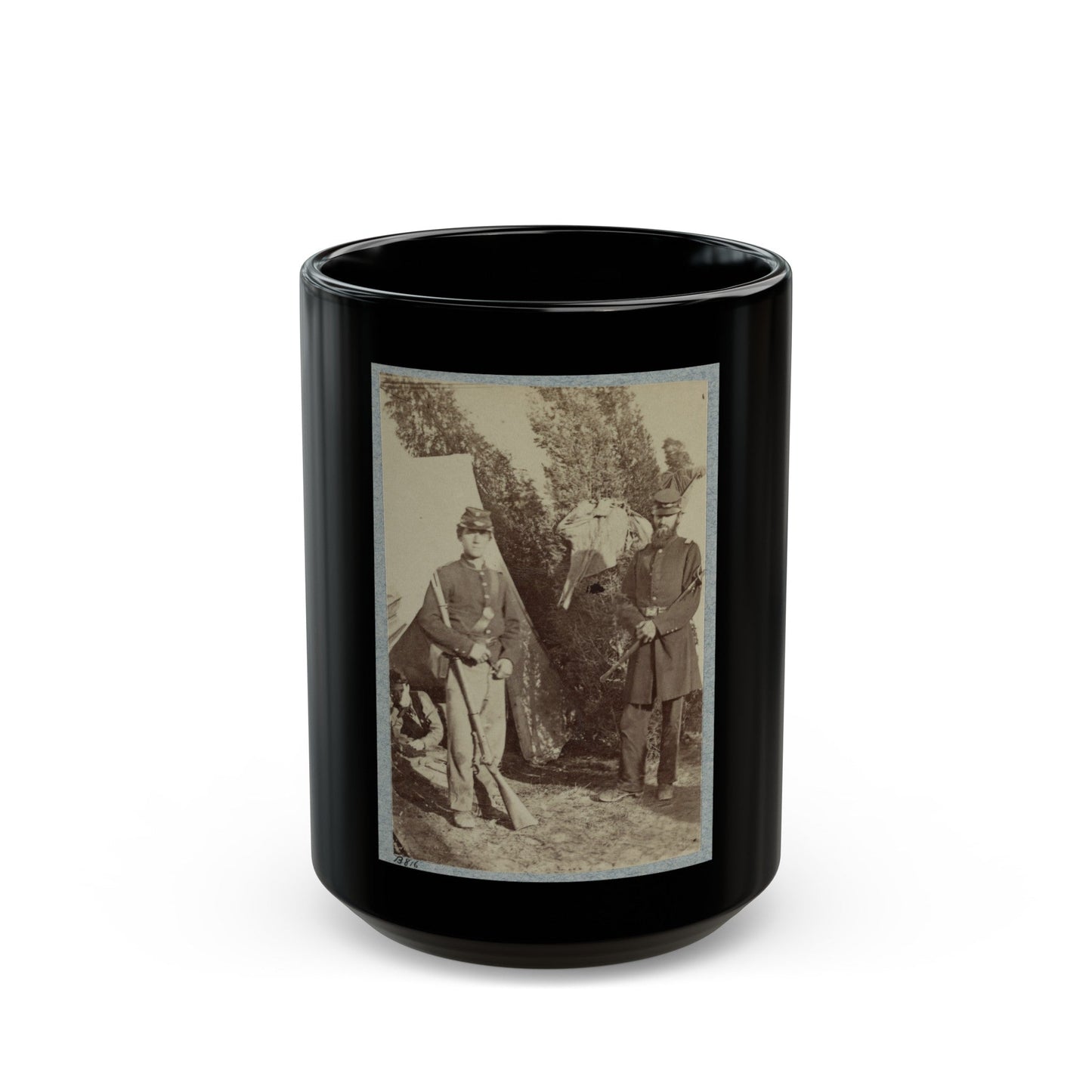 23d New York Infantry 001 (U.S. Civil War) Black Coffee Mug-15oz-The Sticker Space