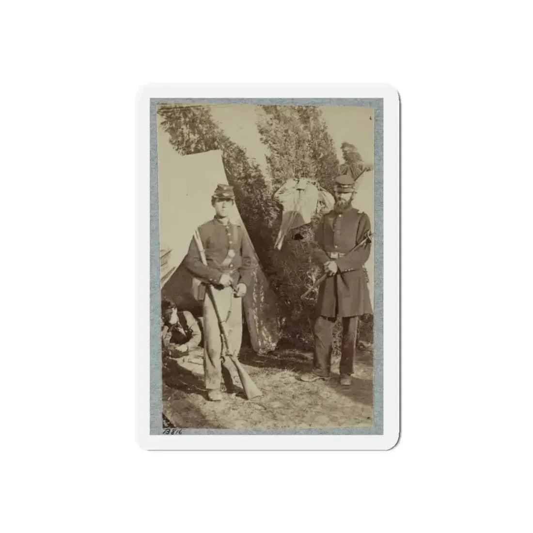 23d New York Infantry 001 (U.S. Civil War) Refrigerator Magnet 4 Inch Die-Cut - The Sticker Space