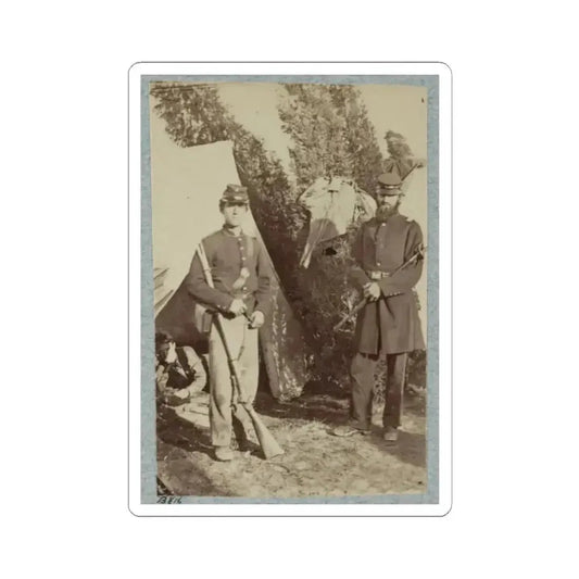 23D New York Infantry 001 (U.S. Civil War) STICKER Vinyl Kiss-Cut Decal 2 Inch White - The Sticker Space