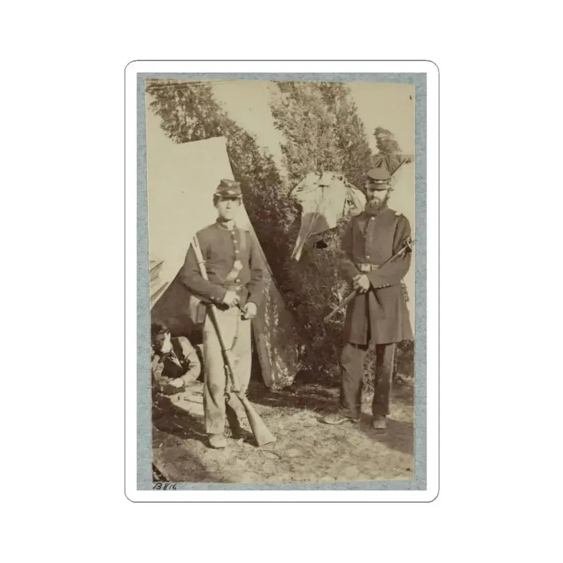 23D New York Infantry 001 (U.S. Civil War) STICKER Vinyl Kiss-Cut Decal 3 Inch White - The Sticker Space