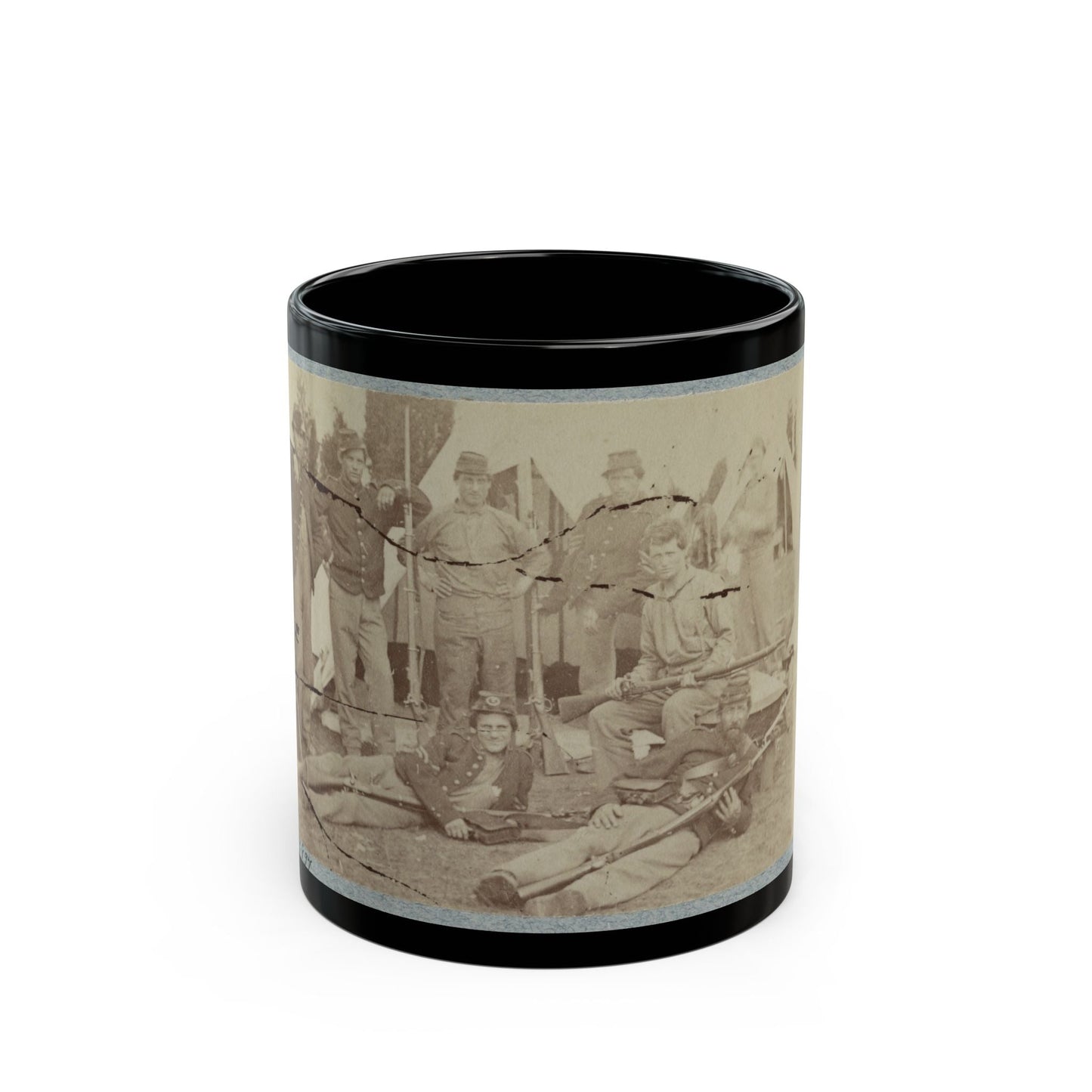 23d New York Infantry 001(2) (U.S. Civil War) Black Coffee Mug