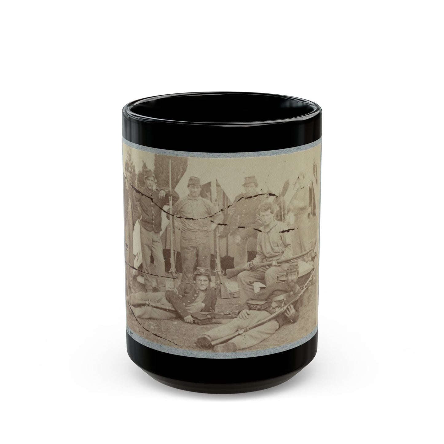 23d New York Infantry 001(2) (U.S. Civil War) Black Coffee Mug