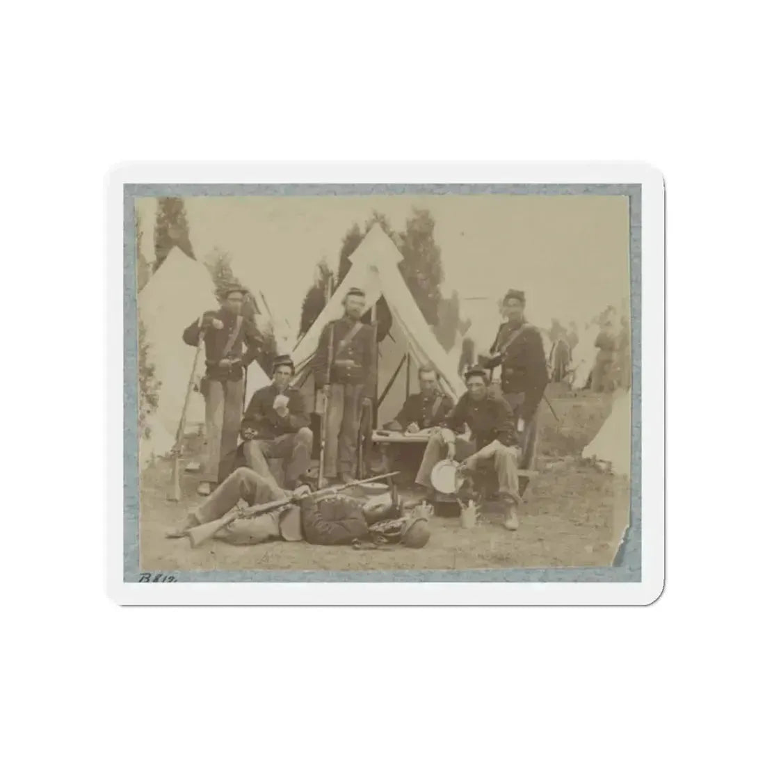 23d New York Infantry 002(2) (U.S. Civil War) Refrigerator Magnet 2 Inch Die-Cut - The Sticker Space
