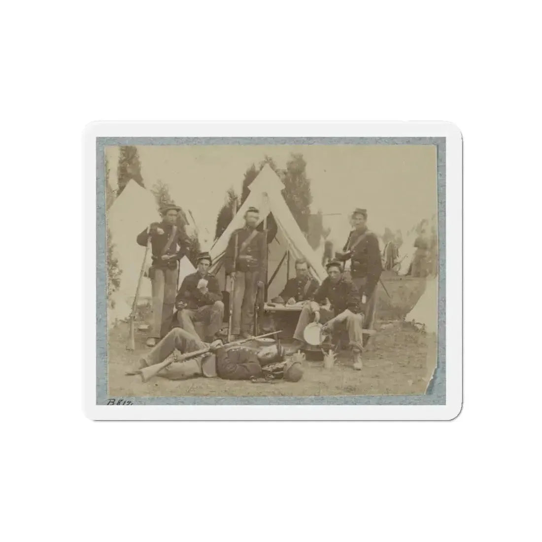 23d New York Infantry 002(2) (U.S. Civil War) Refrigerator Magnet 3 Inch Die-Cut - The Sticker Space