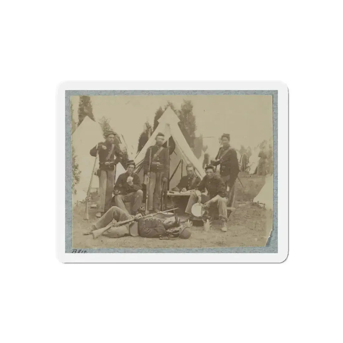 23d New York Infantry 002(2) (U.S. Civil War) Refrigerator Magnet 5 Inch Die-Cut - The Sticker Space