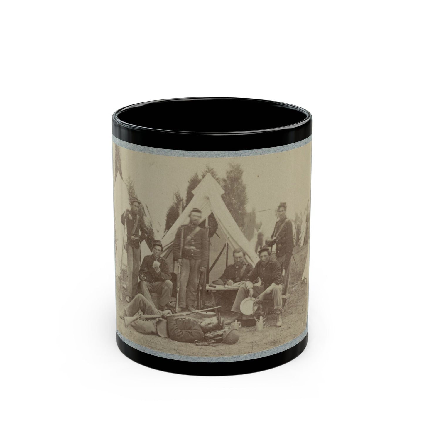 23d New York Infantry 002(2) (U.S. Civil War) Black Coffee Mug