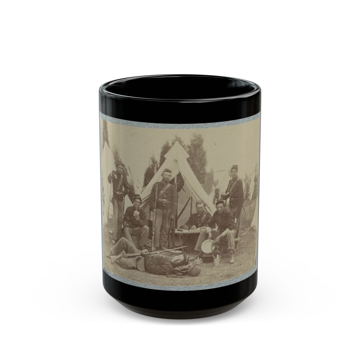 23d New York Infantry 002(2) (U.S. Civil War) Black Coffee Mug