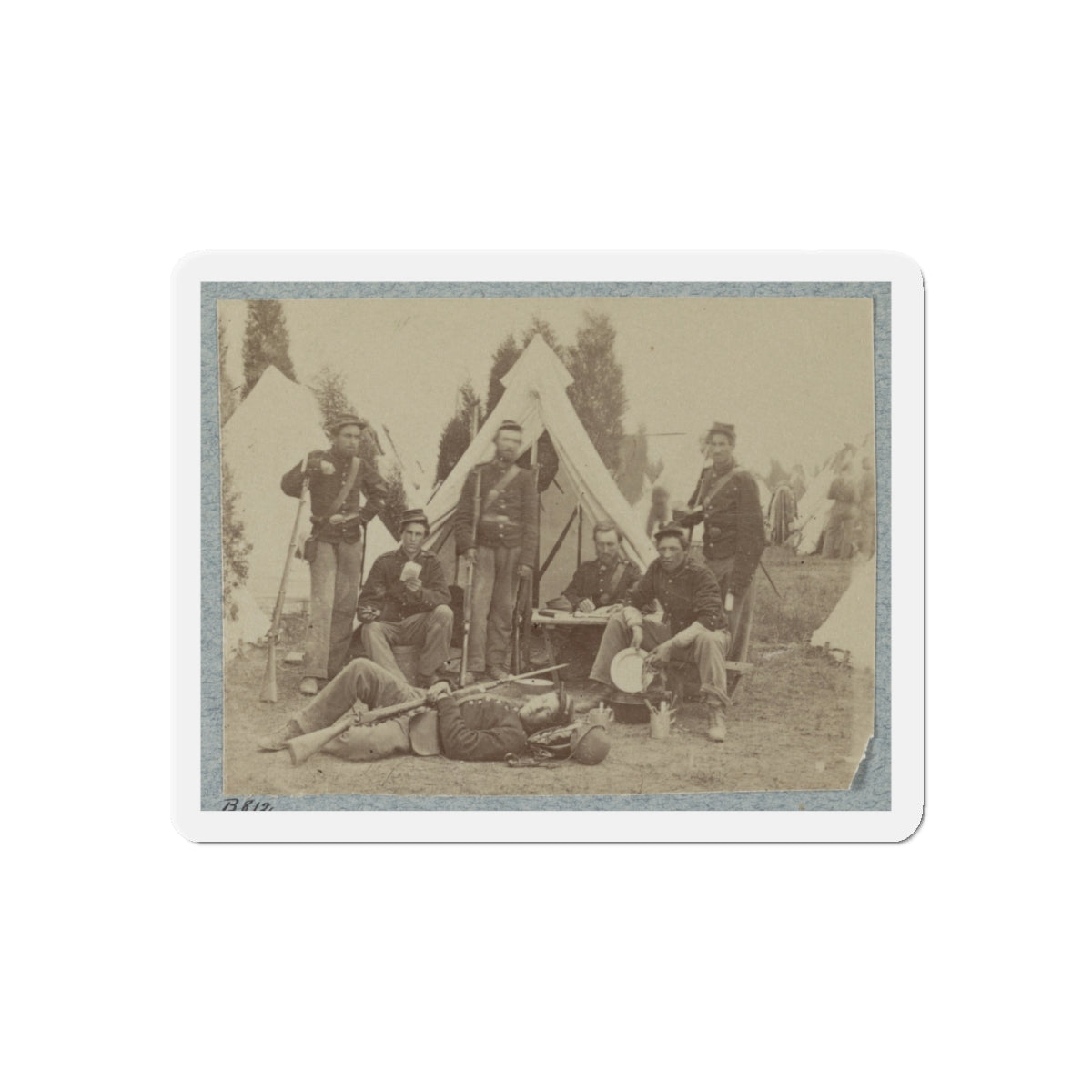 23d New York Infantry 002(2) (U.S. Civil War) Refrigerator Magnet-4" x 4"-The Sticker Space