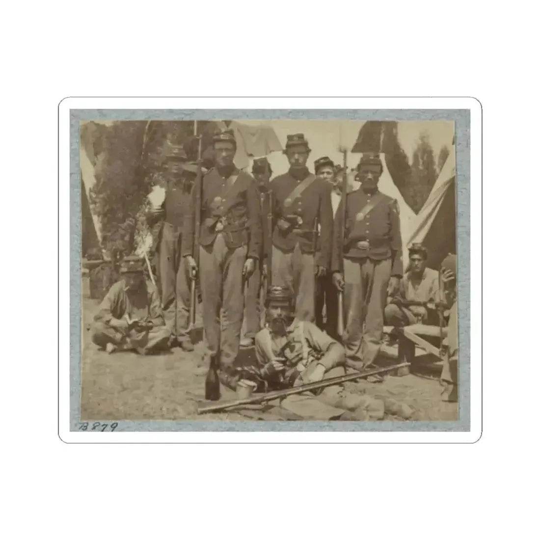 23D New York Infantry 003(2) (U.S. Civil War) STICKER Vinyl Kiss-Cut Decal 2 Inch White - The Sticker Space