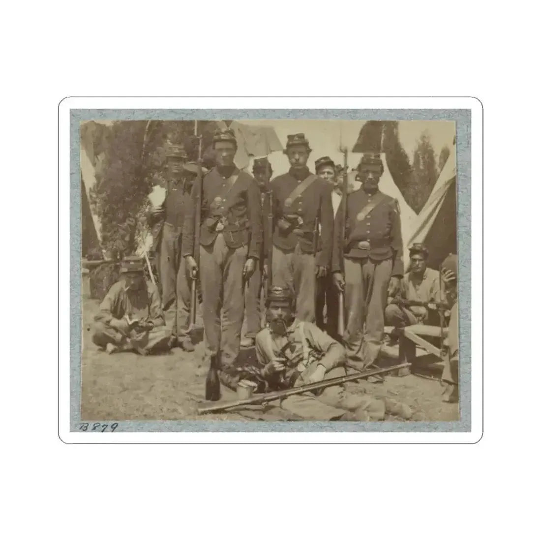 23D New York Infantry 003(2) (U.S. Civil War) STICKER Vinyl Kiss-Cut Decal 3 Inch White - The Sticker Space