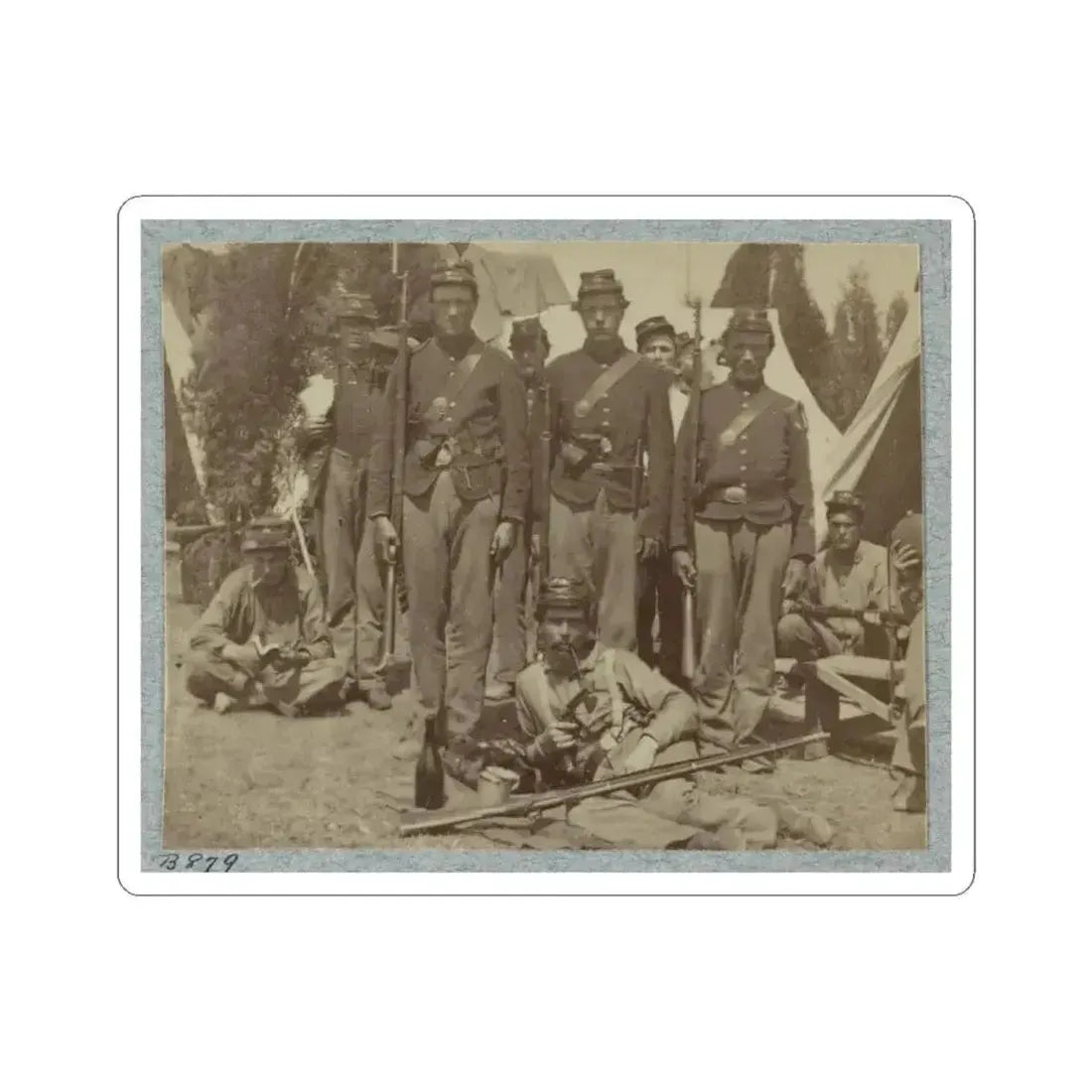 23D New York Infantry 003(2) (U.S. Civil War) STICKER Vinyl Kiss-Cut Decal 6 Inch White - The Sticker Space