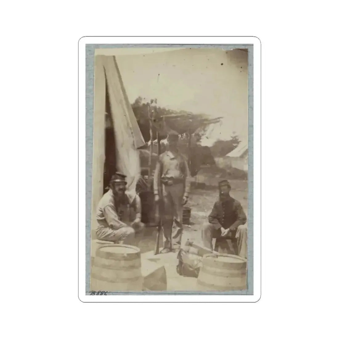 23D New York Infantry 003 (U.S. Civil War) STICKER Vinyl Kiss-Cut Decal 2 Inch White - The Sticker Space