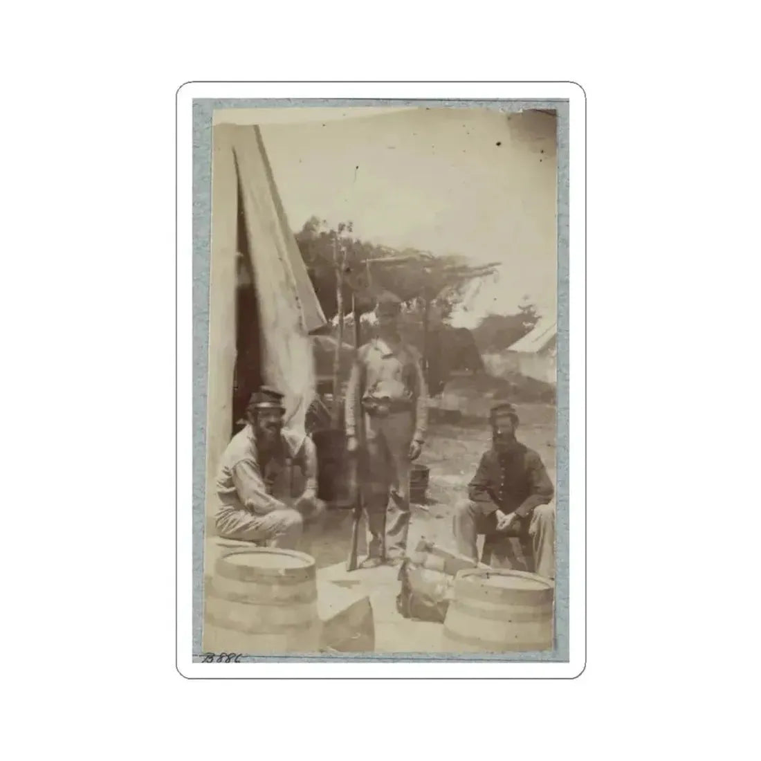 23D New York Infantry 003 (U.S. Civil War) STICKER Vinyl Kiss-Cut Decal 3 Inch White - The Sticker Space