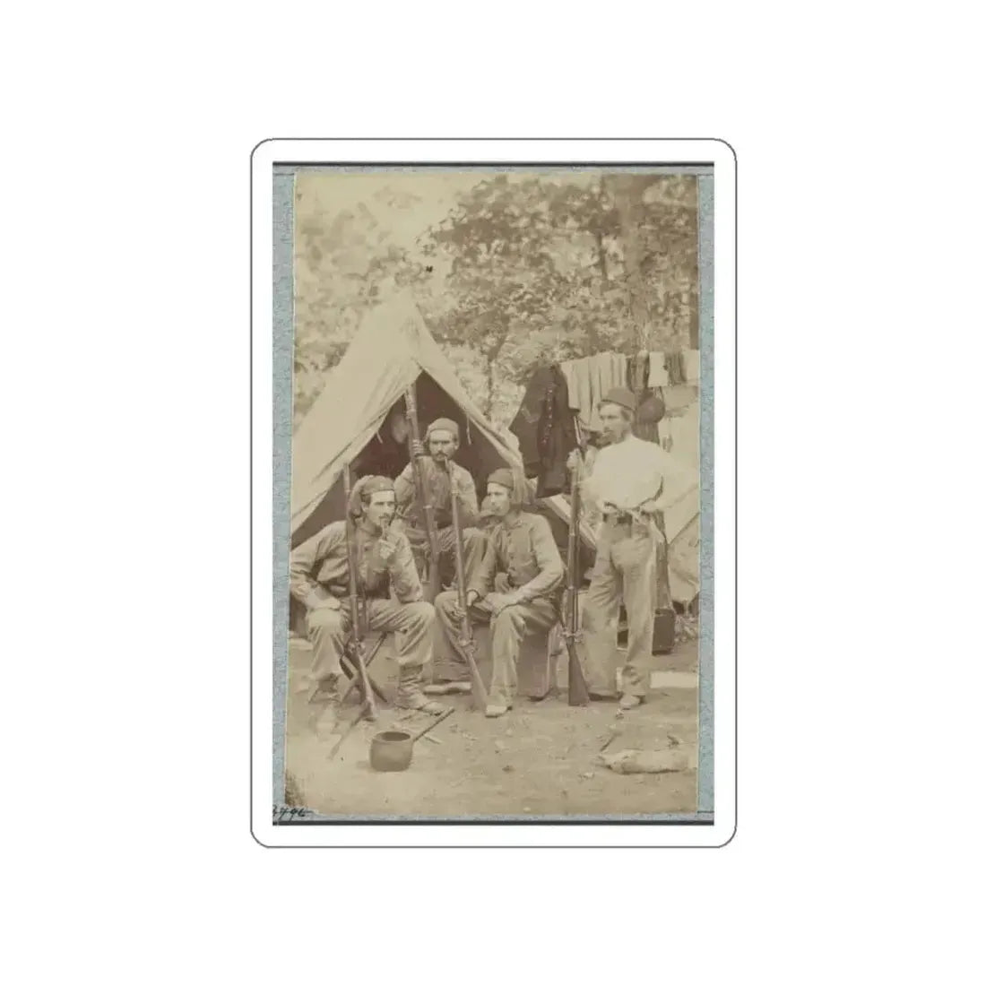 23d New York Infantry 005(2) (U.S. Civil War) STICKER Vinyl Die-Cut Decal White Die-Cut 3 Inch - The Sticker Space