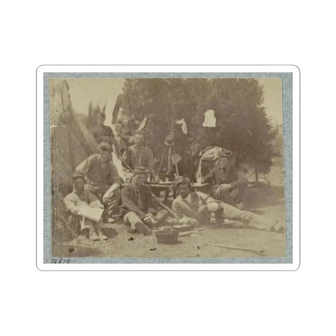 23D New York Infantry(2) (U.S. Civil War) STICKER Vinyl Kiss-Cut Decal 4 Inch White - The Sticker Space