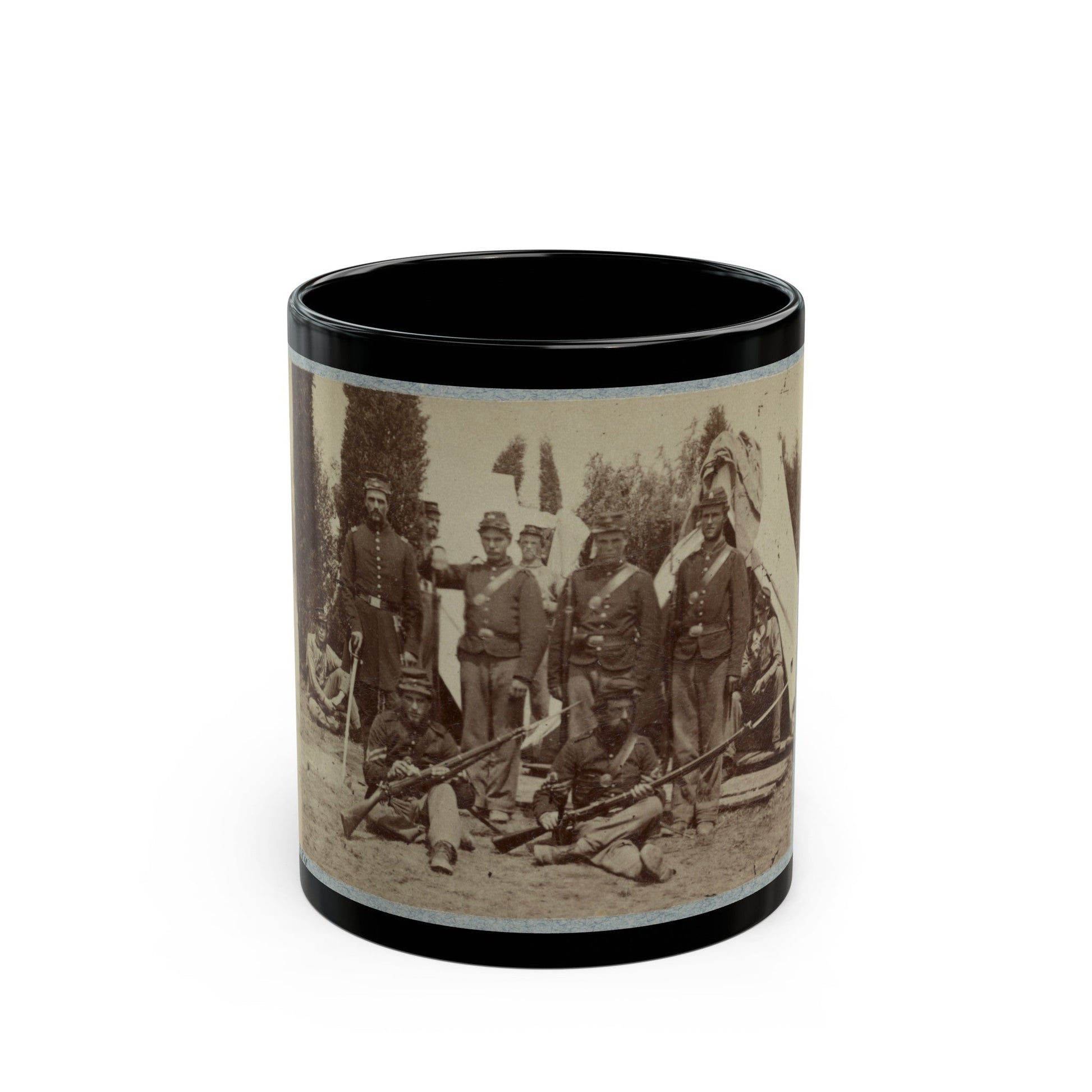 23d New York Infantry (U.S. Civil War) Black Coffee Mug-11oz-The Sticker Space