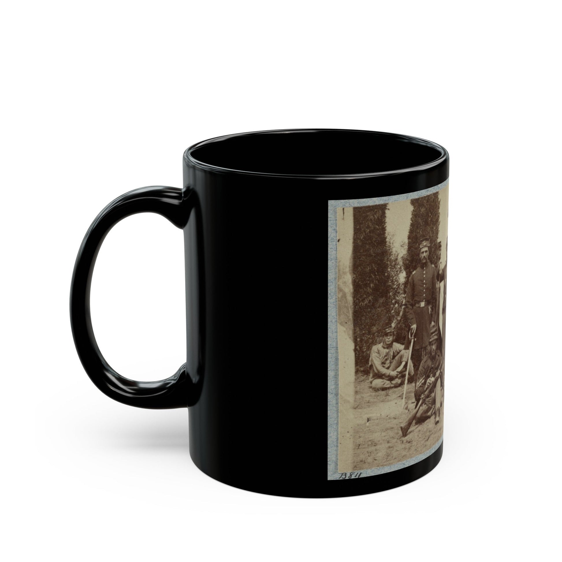 23d New York Infantry (U.S. Civil War) Black Coffee Mug-The Sticker Space