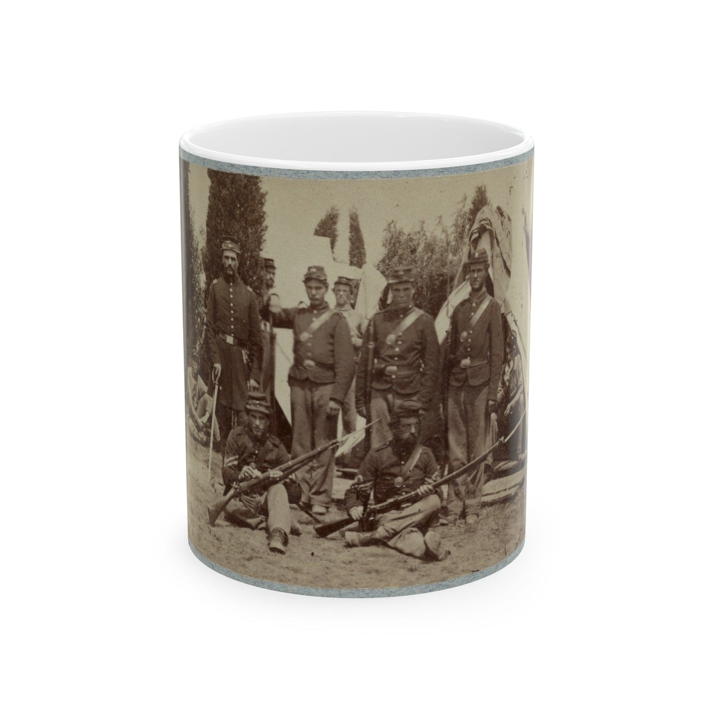 23d New York Infantry (U.S. Civil War) White Coffee Mug-11oz-The Sticker Space