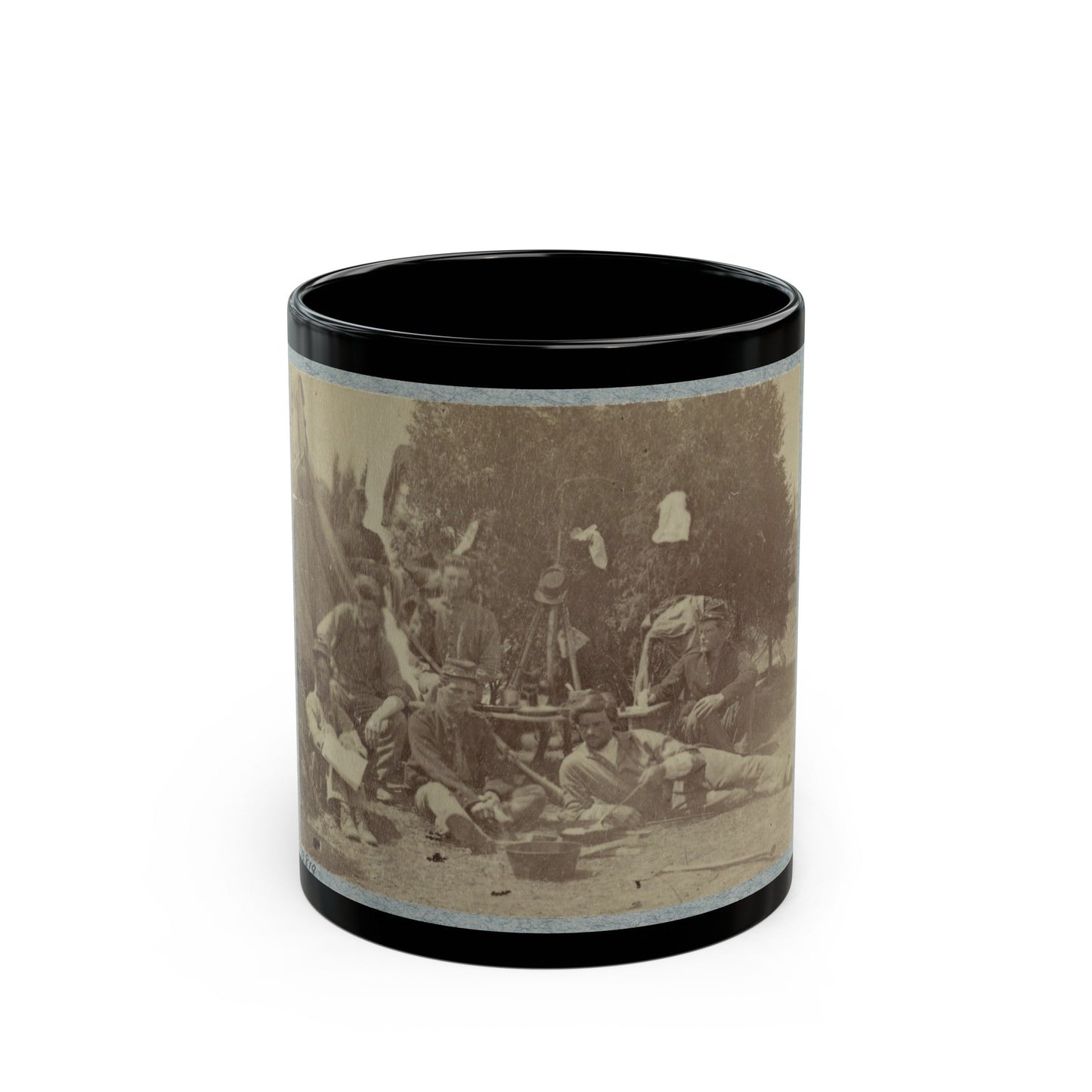 23d New York Infantry(2) (U.S. Civil War) Black Coffee Mug-11oz-The Sticker Space