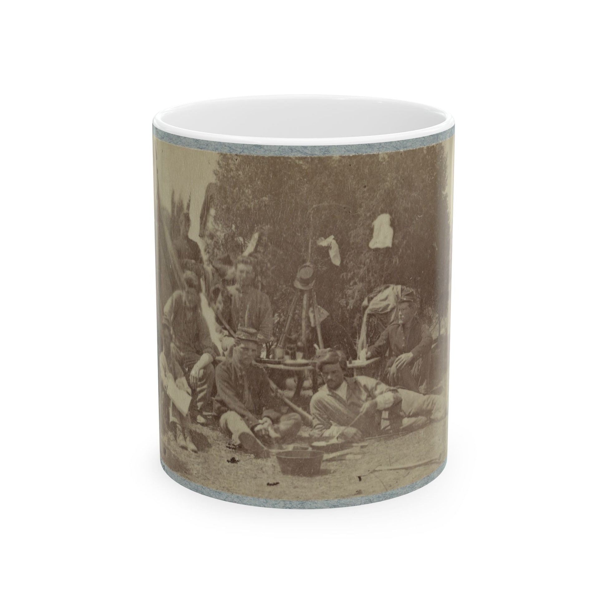 23d New York Infantry(2) (U.S. Civil War) White Coffee Mug-11oz-The Sticker Space