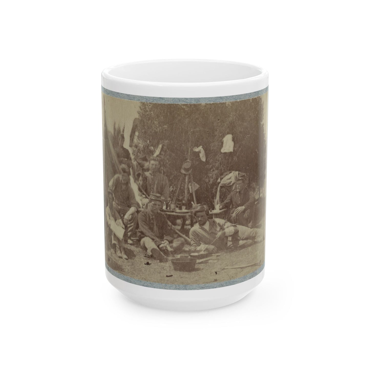 23d New York Infantry(2) (U.S. Civil War) White Coffee Mug-15oz-The Sticker Space