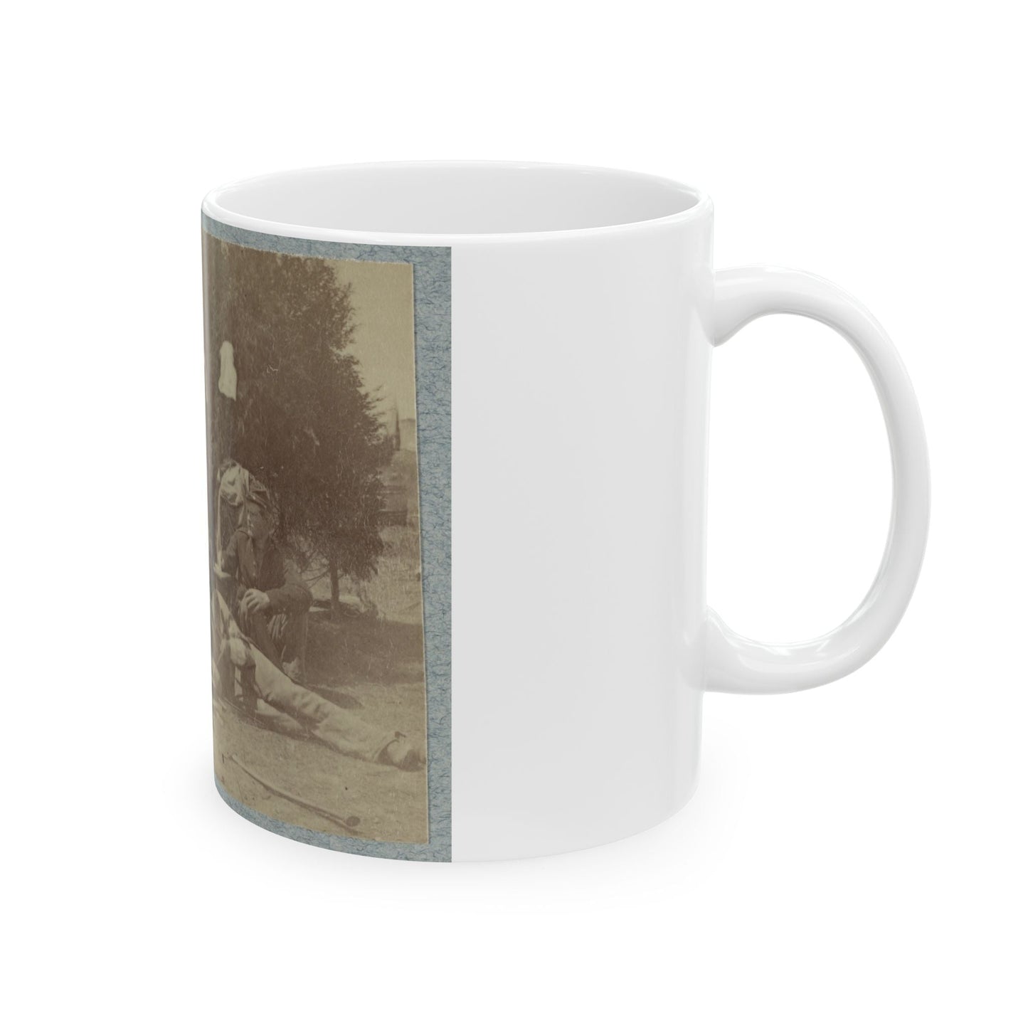 23d New York Infantry(2) (U.S. Civil War) White Coffee Mug-The Sticker Space