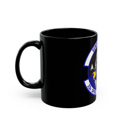 23d Space Operations Squadron (U.S. Air Force) Black Coffee Mug-The Sticker Space