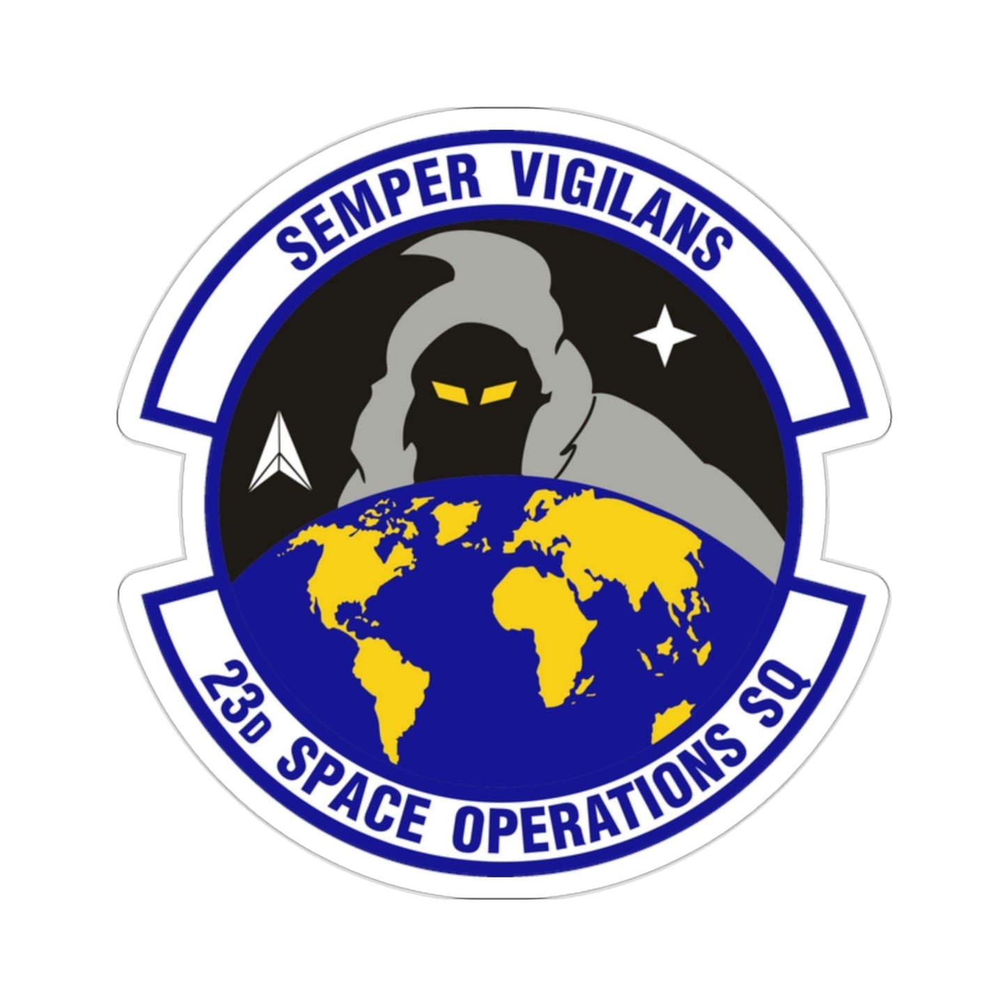 23d Space Operations Squadron (U.S. Air Force) STICKER Vinyl Die-Cut Decal-2 Inch-The Sticker Space