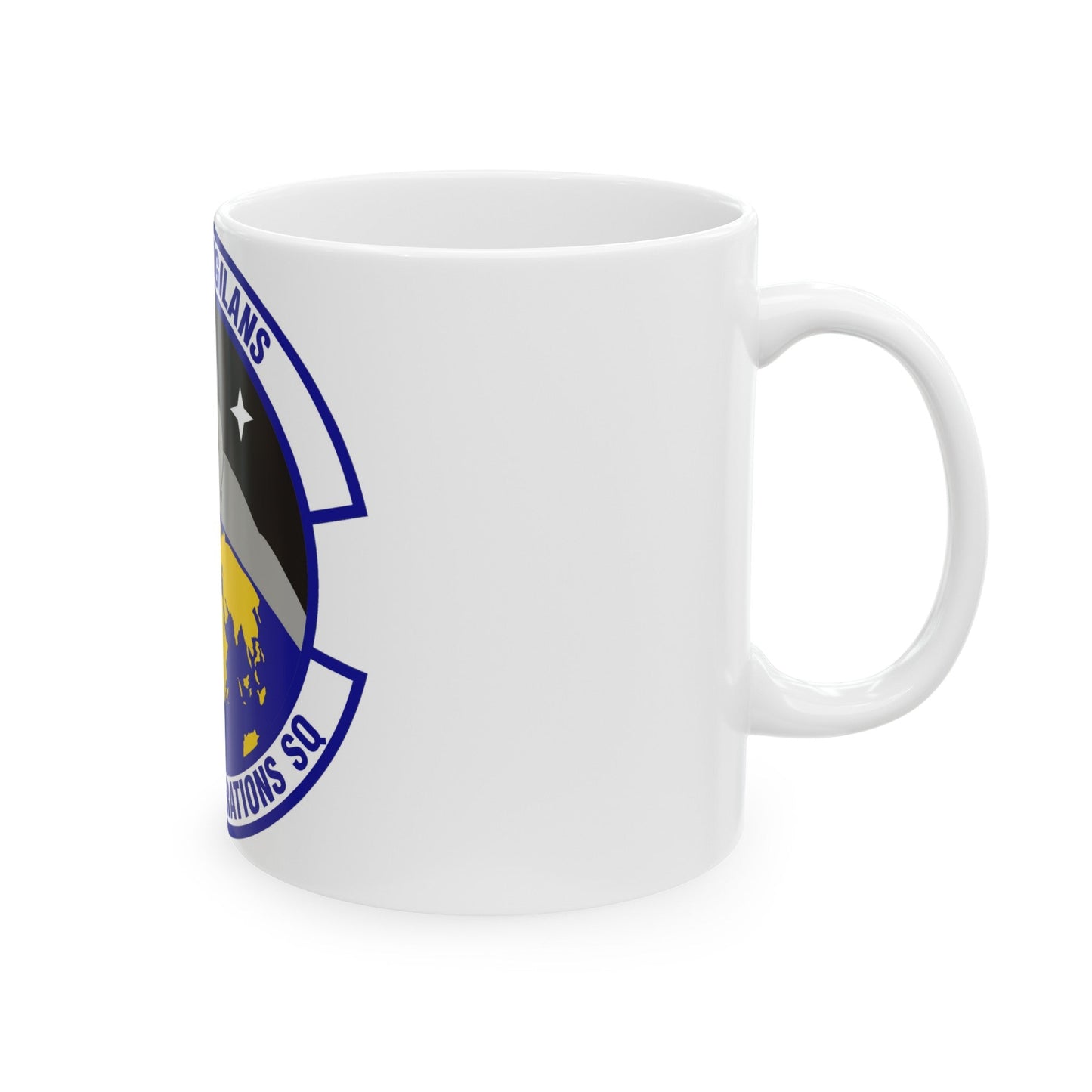 23d Space Operations Squadron (U.S. Air Force) White Coffee Mug-The Sticker Space