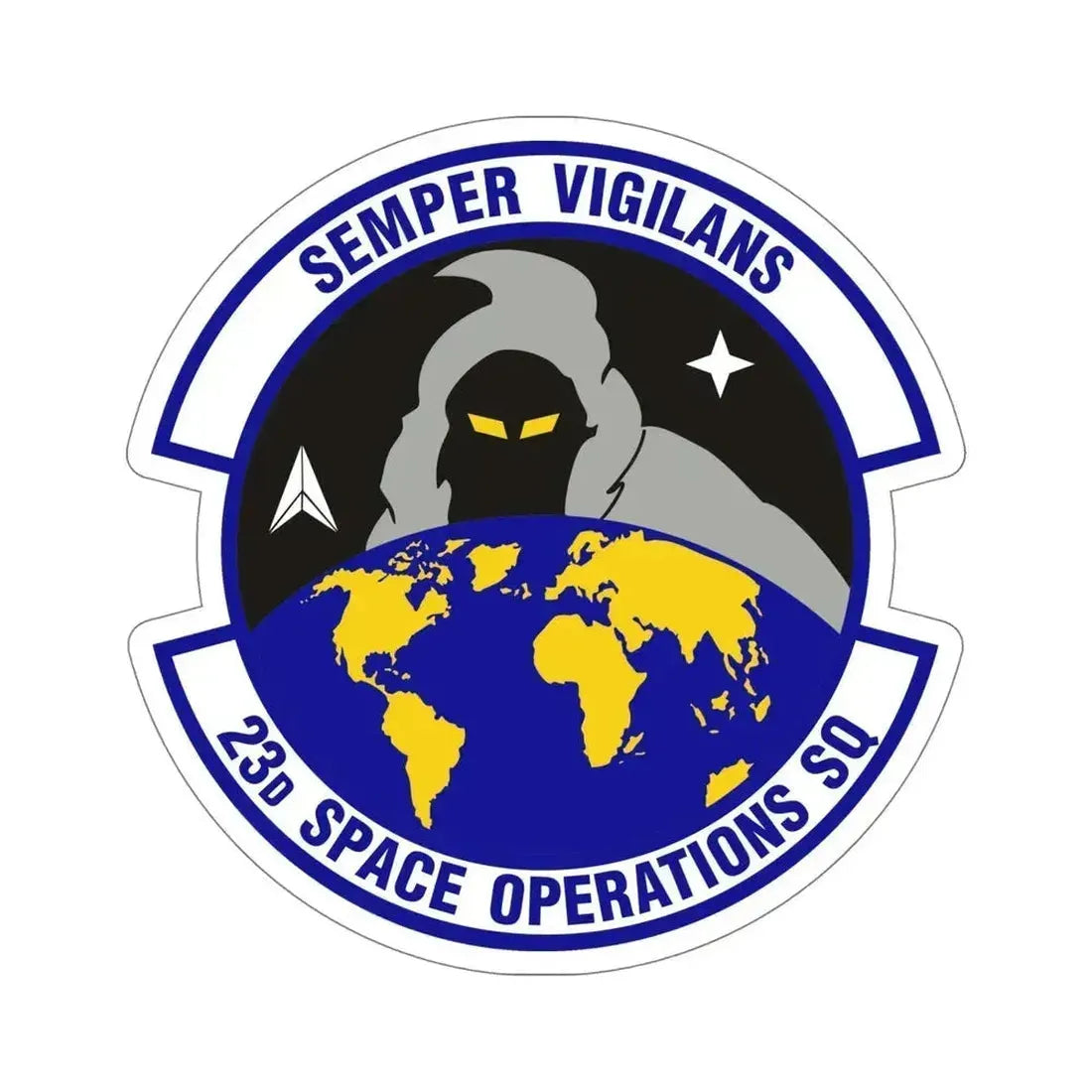 23d Space Operations Squadron (U.S. Air Force) STICKER Vinyl Die-Cut Decal 6 Inch - The Sticker Space