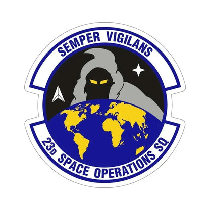 23d Space Operations Squadron (U.S. Air Force) STICKER Vinyl Die-Cut Decal 6 Inch - The Sticker Space