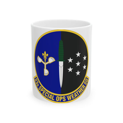 23d Special Operations Weather Squadron (U.S. Air Force) White Coffee Mug-11oz-The Sticker Space