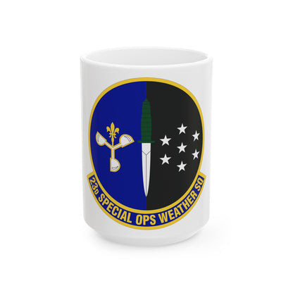 23d Special Operations Weather Squadron (U.S. Air Force) White Coffee Mug-15oz-The Sticker Space