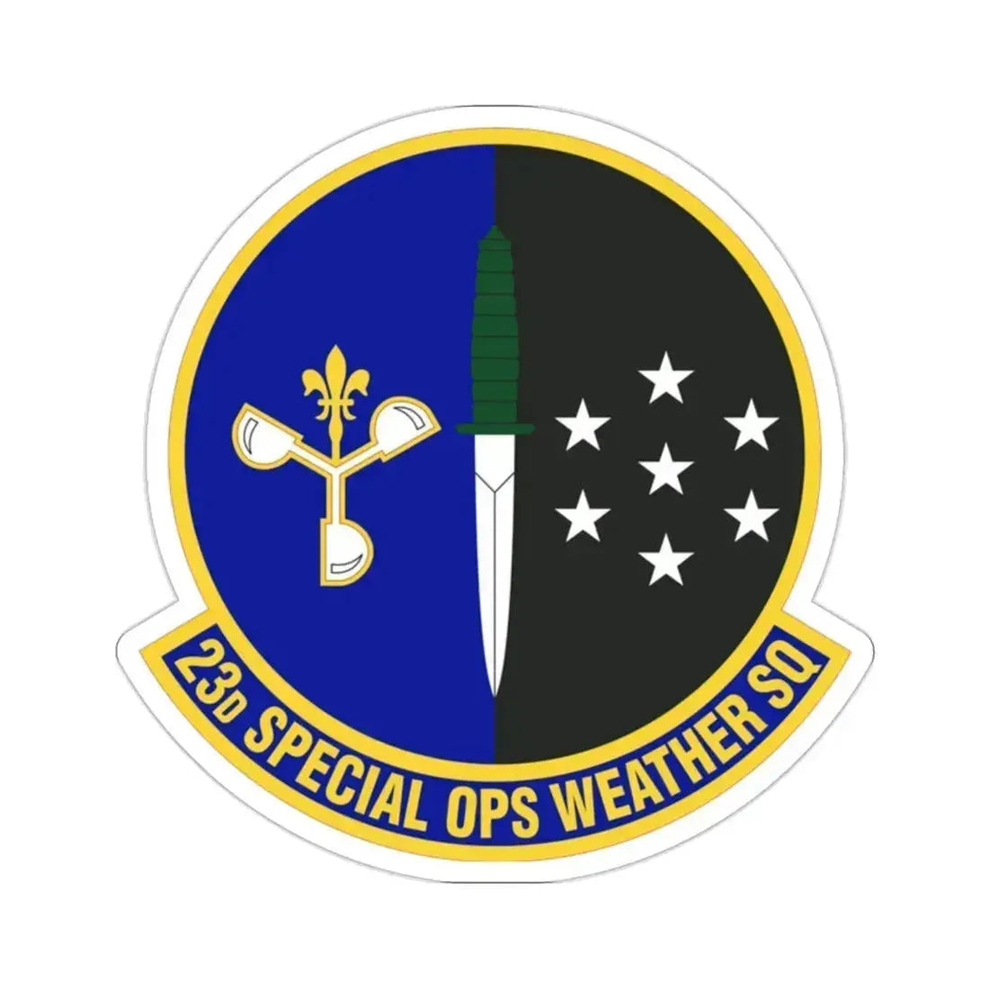 23d Special Operations Weather Squadron (U.S. Air Force) STICKER Vinyl Die-Cut Decal 2 Inch - The Sticker Space