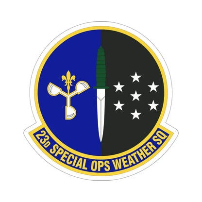 23d Special Operations Weather Squadron (U.S. Air Force) STICKER Vinyl Die-Cut Decal 3 Inch - The Sticker Space
