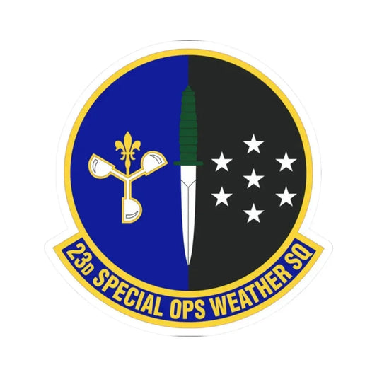 23d Special Operations Weather Squadron (U.S. Air Force) STICKER Vinyl Kiss-Cut Decal 2 Inch White - The Sticker Space