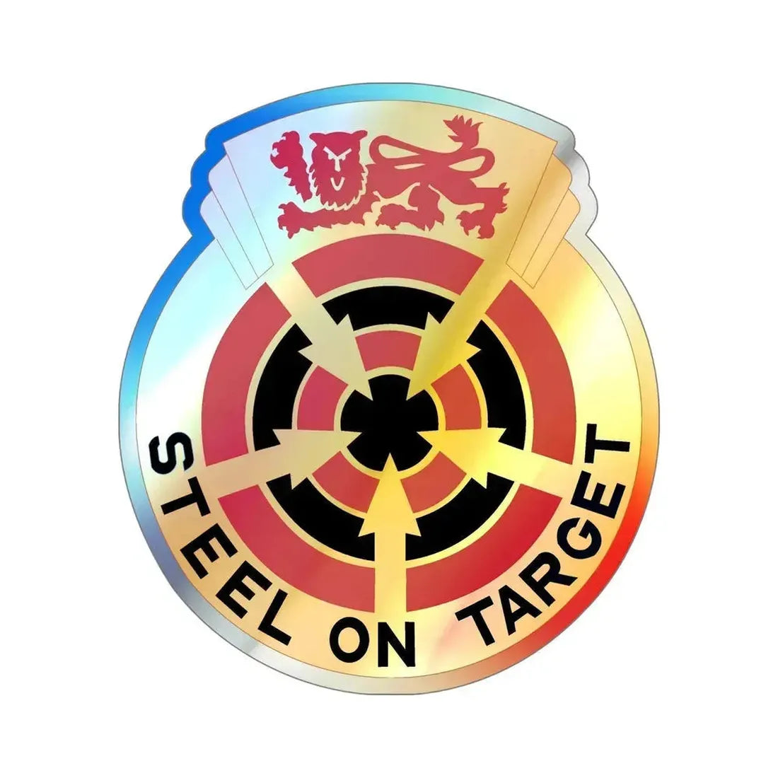 23rd Air Defense Artillery Group (U.S. Army) Holographic STICKER Die-Cut Vinyl Decal 6 Inch Holographic - The Sticker Space