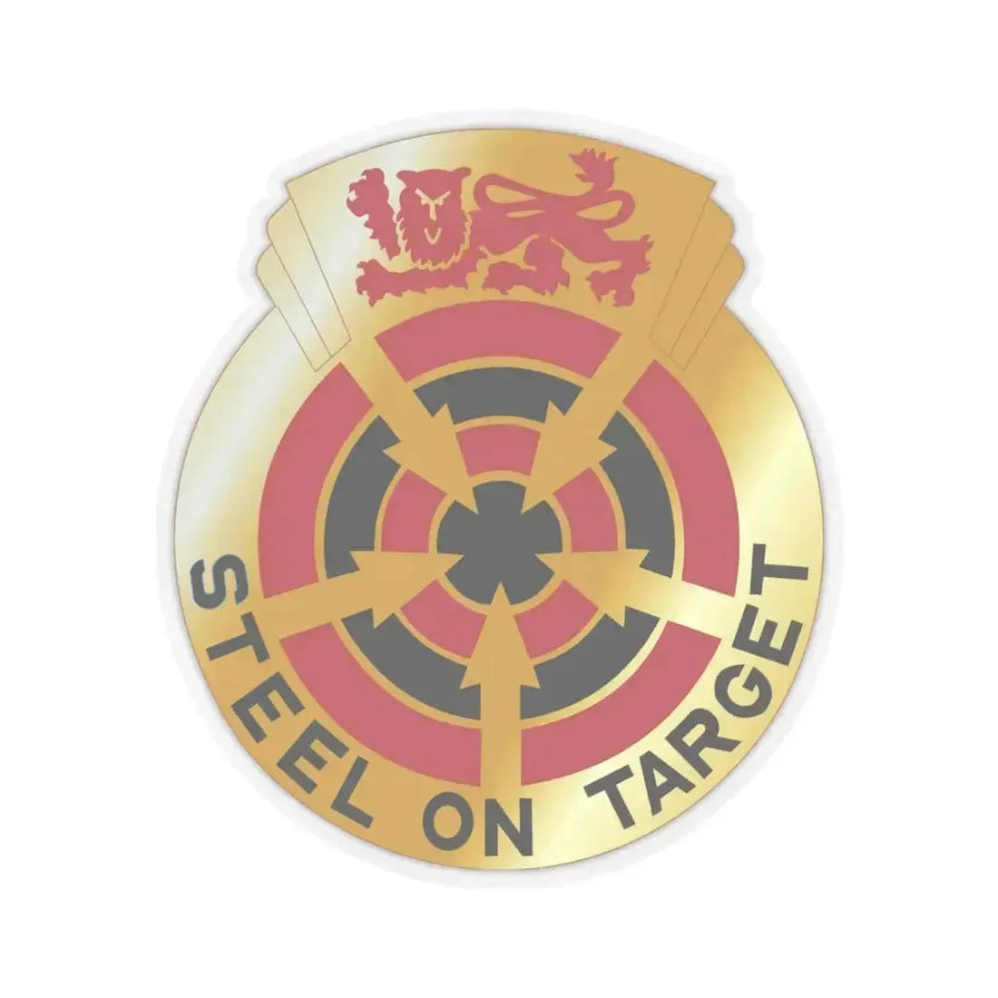 23rd Air Defense Artillery Group (U.S. Army) STICKER Vinyl Kiss-Cut Decal 4 Inch Transparent - The Sticker Space