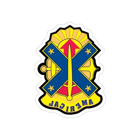 23rd Infantry Division 2 (U.S. Army) REVERSE PRINT Transparent Die-Cut STICKER 6 Inch Die-Cut Transparent - The Sticker Space