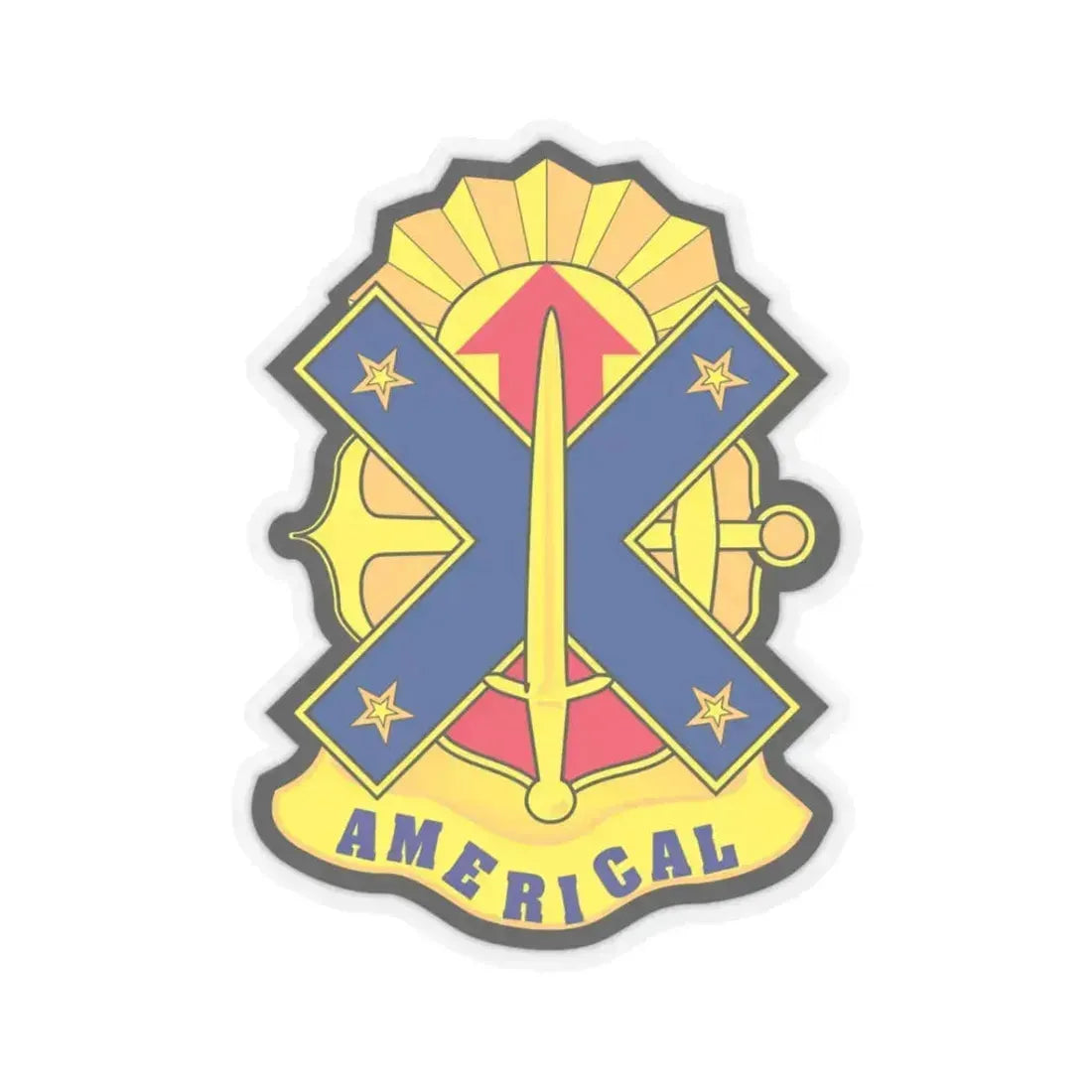 23rd Infantry Division 2 (U.S. Army) STICKER Vinyl Kiss-Cut Decal 3 Inch Transparent - The Sticker Space