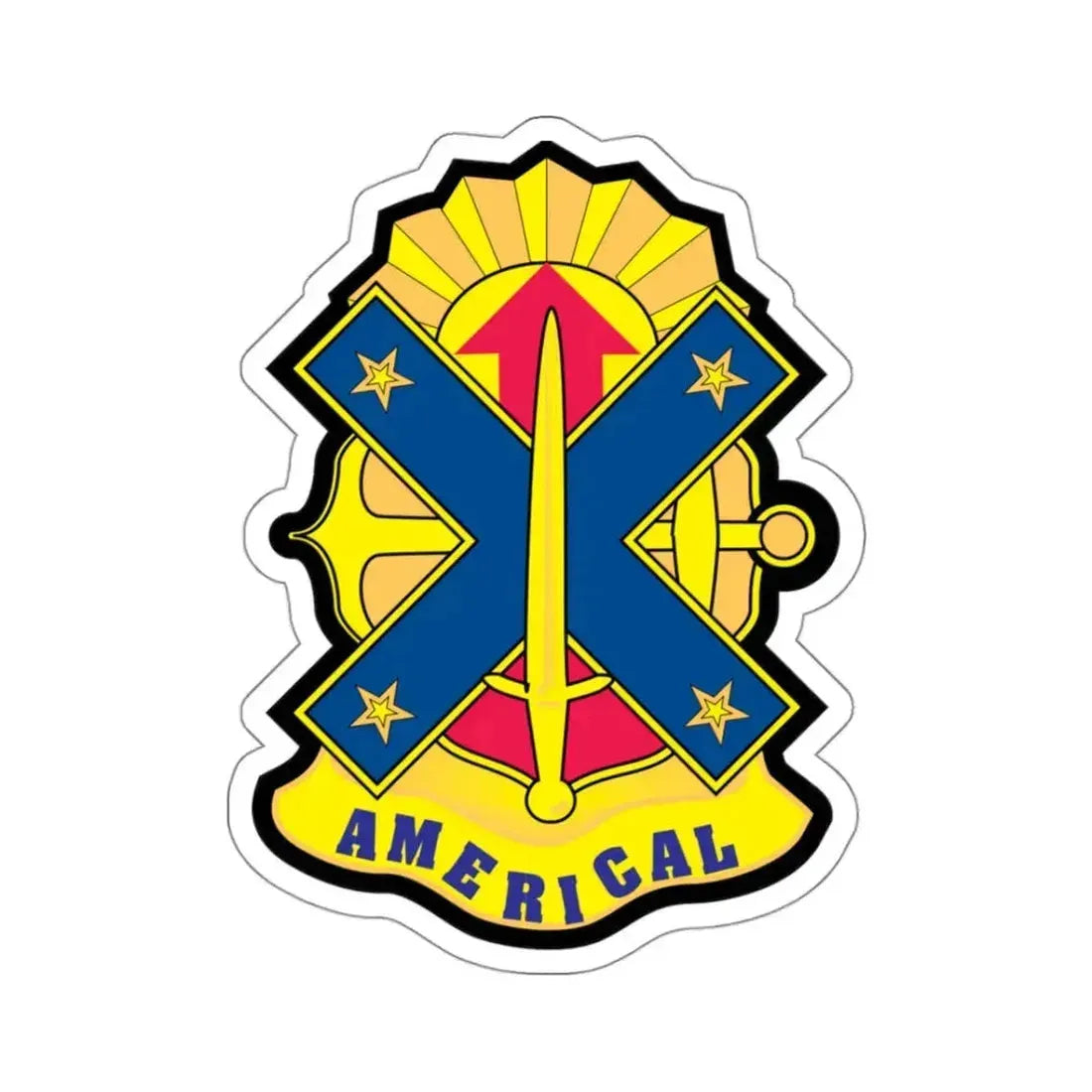 23rd Infantry Division 2 (U.S. Army) STICKER Vinyl Kiss-Cut Decal 3 Inch White - The Sticker Space
