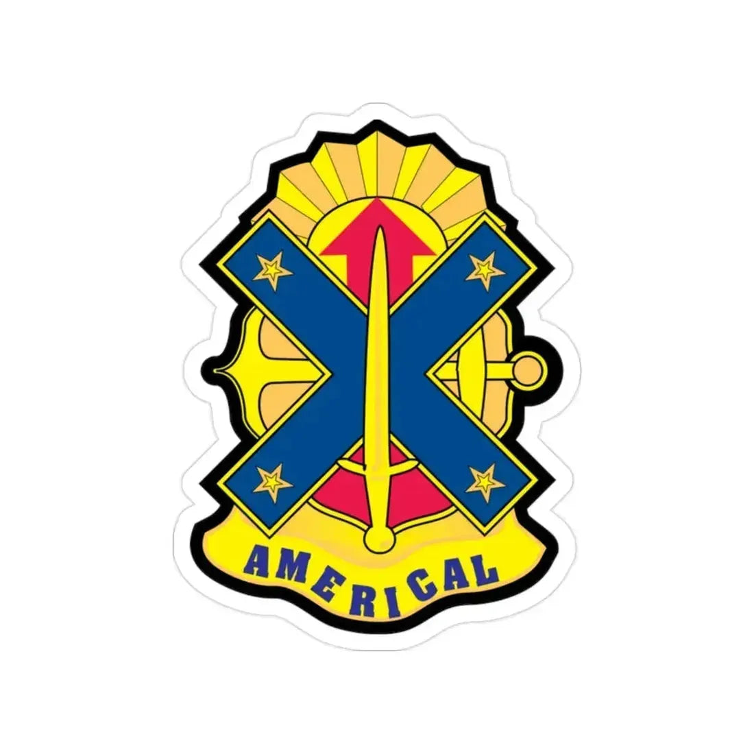 23rd Infantry Division 2 (U.S. Army) Transparent STICKER Die-Cut Vinyl Decal 2 Inch - The Sticker Space